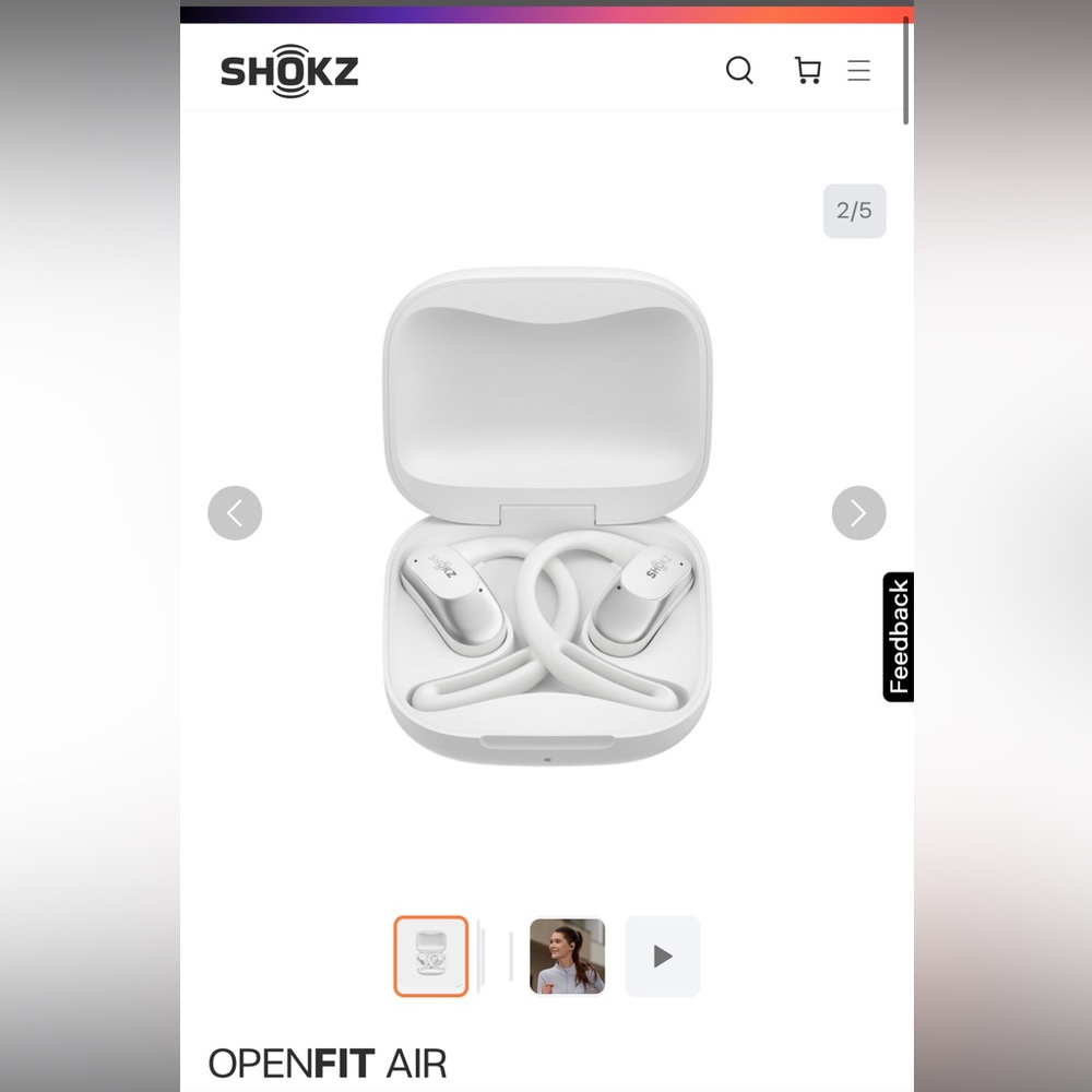 Shokz Open Air Wireless Headphones